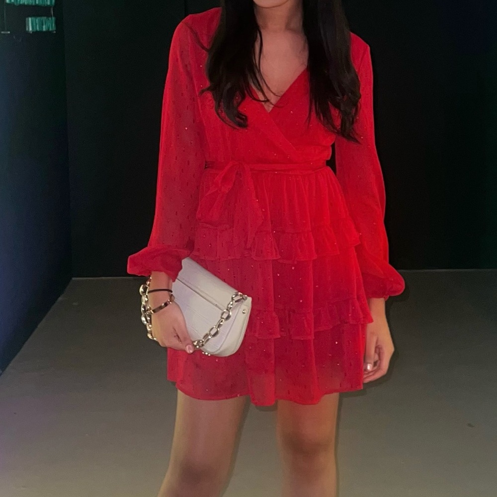 Red dress